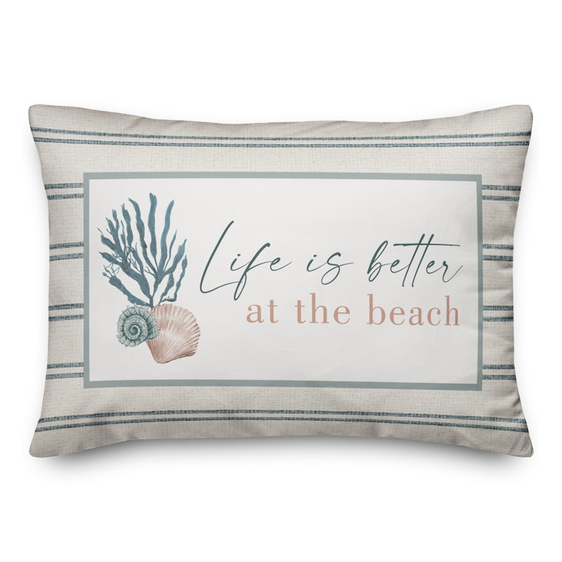  Polyester/Polyester Blend Lumbar Rectangular Pillow Cover & Insert