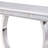 White And Silver Sofa Table
