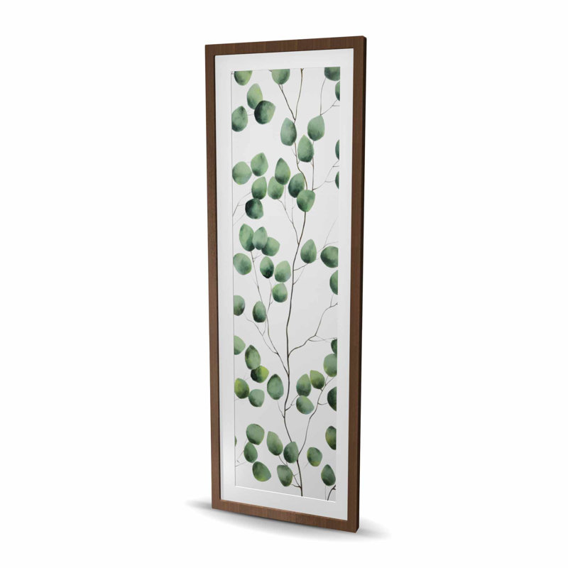 «Climbing Leaves» - reproduction matte encadrée pour la décoration intérieure
