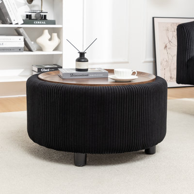 Table basse ronde avec rangement Pietsch