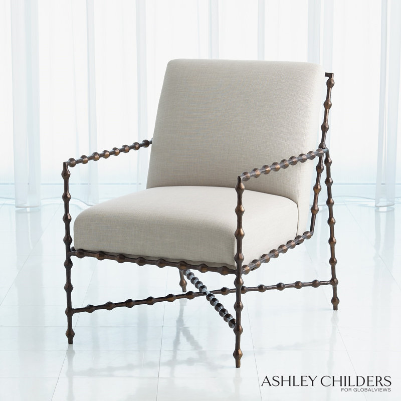 Elder Lounge Chair-Bronze-Cambric Stone