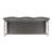 3 Seater Grey Outdoor With Handmade And Iron Accents Robust Metal & Wood Frame-332570765