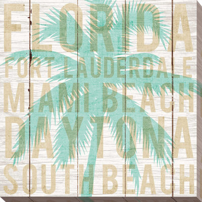 «Bon Voyage Florida Palm», art textuel