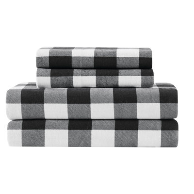 Truly Soft Buffalo Check 100% Cotton Guest Room Sheet Set Case Pack