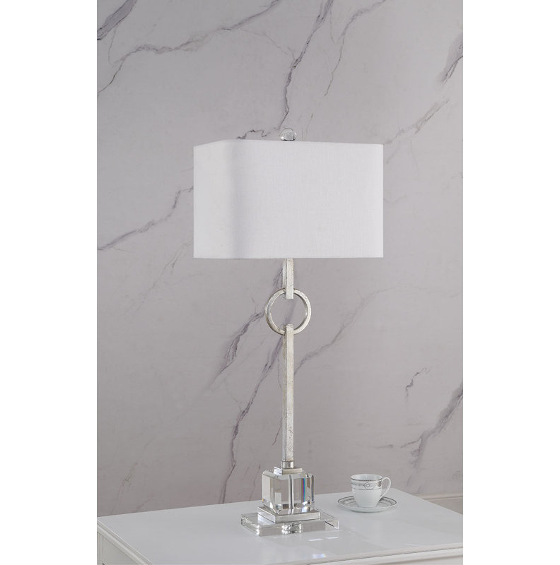 Elaina Table Lamp, Silver