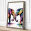 Elephants in Watercolour Modern - Wrapped Canvas-302686672-302686676