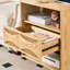 Petite table de chevet 25,2 po avec tiroir de rangement et table de chevet pour chambres-1864057239