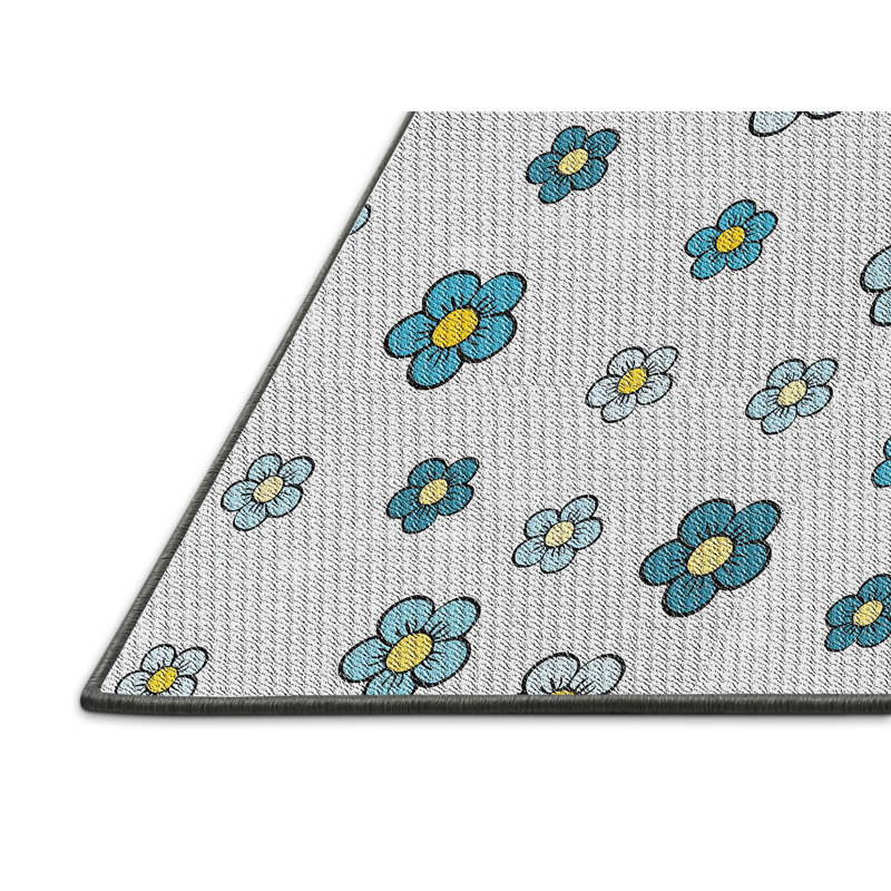 Tapis bleu Reon, Rectangle 5 pi x 7 pi