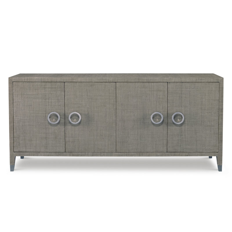 Caribe 72'' W Solid Wood Sideboard, French Gray
