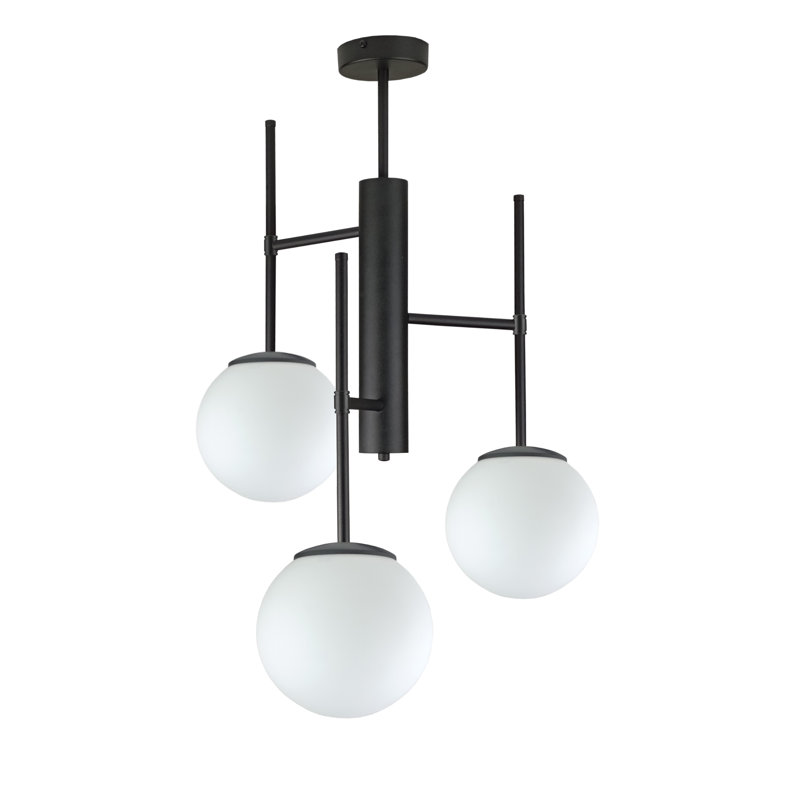 Apollo 3-light Flush Mount, White