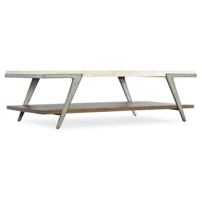 Commerce And Market Marble Top Coffee Table