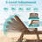 HDPE Wood Grain Outdoor Chaise Lounge Chair with Wheels & Cup Holder, 5-Position Adjustable Recliner, All-Weather Poolside Lounger-326734115