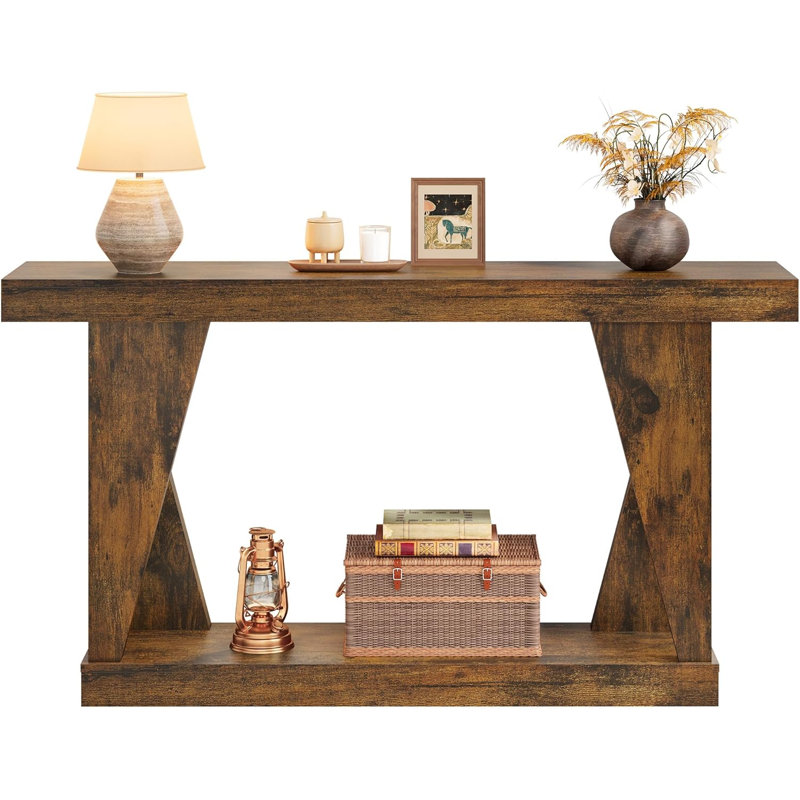 55 Inch Console Table with Storage