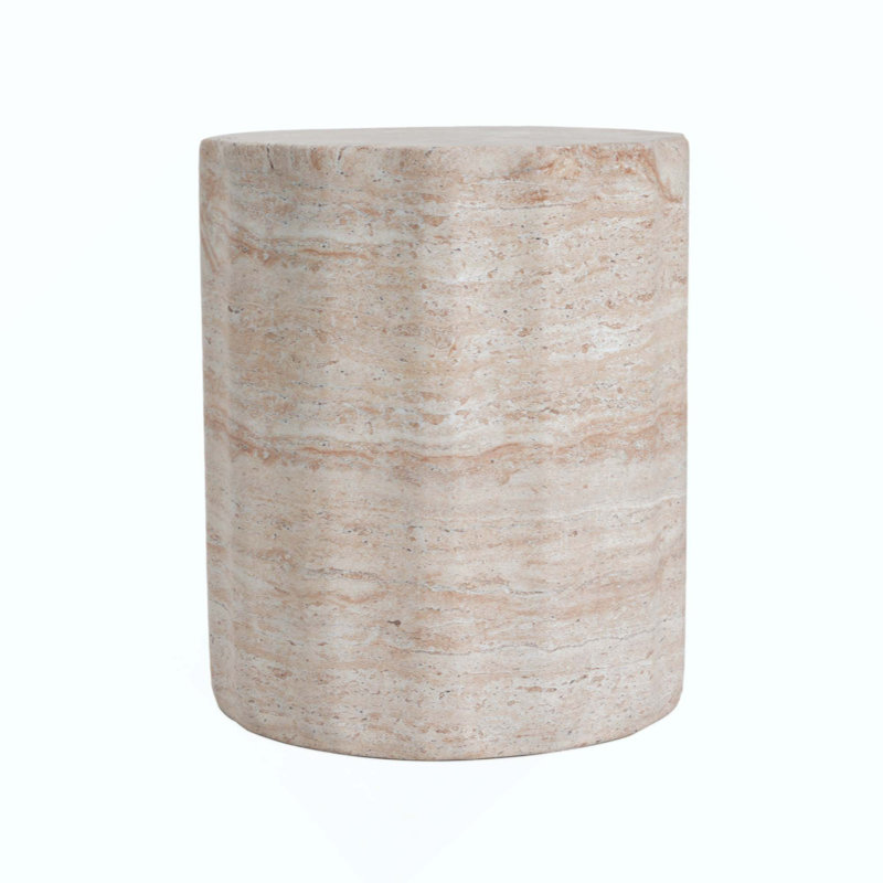 Outdoor/Indoor Lightweight Concrete Side Table