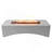 56" Propane Fire Pit Table, Rectangular Outdoor Gas Fire Pit 50,000 BTU, Modern Minimalist Fire Table For Patio Backyard Deck, Concrete Firepit With Waterproof Cover, Lava Rocks & Tank Seat–Light Grey-249729404