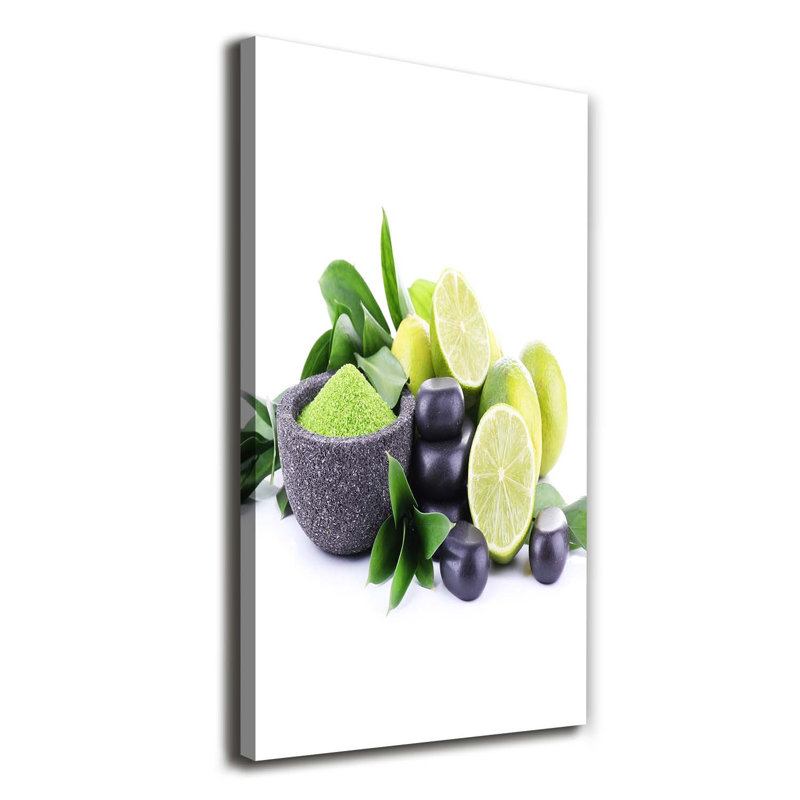Citruses And Stones - Wrapped Canvas Print