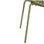 7 Pieces Outdoor Modern Dining Set with Stackable Chair, Green