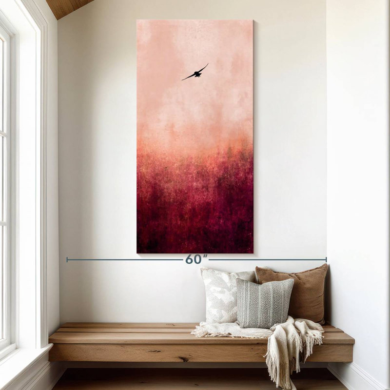 Rise Like A Phoenix, 54" H x 27" W