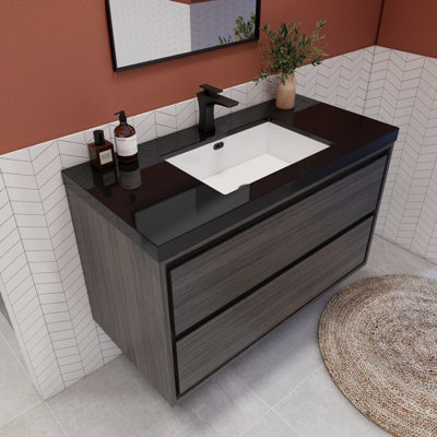 Meuble-lavabo simple l 41,53 po x P 20 po x H 25 po Vickye