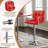Pete Swivel Upholstered Adjustable Height Counter Stool with Metal Frame-1797545799