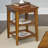Laron 2-Shelf Wood End Table-1507374659