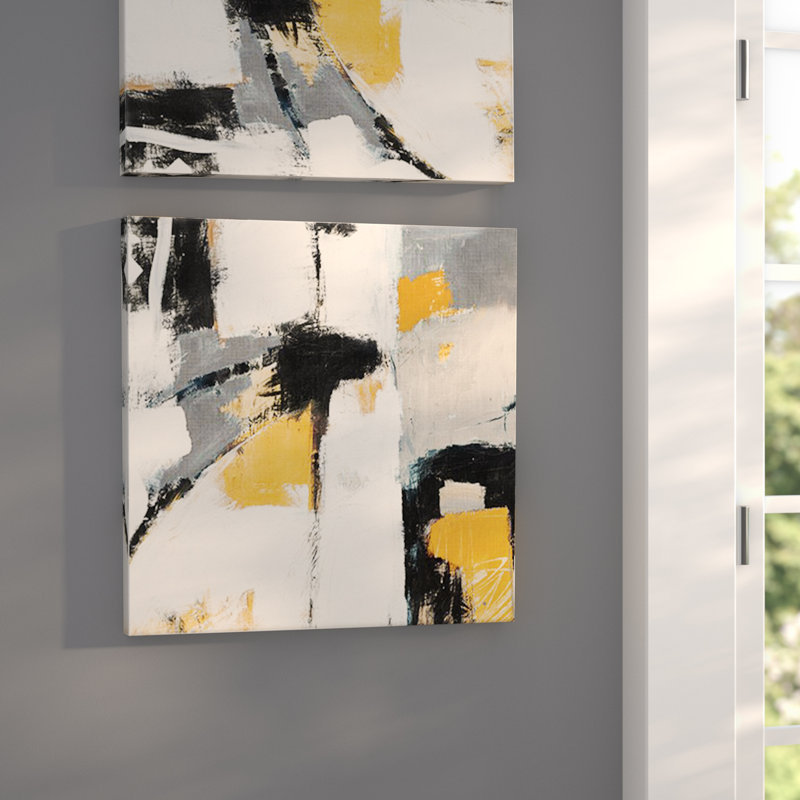 « Yellow Catalina I » par Mike Schick, reproduction, H 37 po x l 37 po x P 1,5 po, Toile