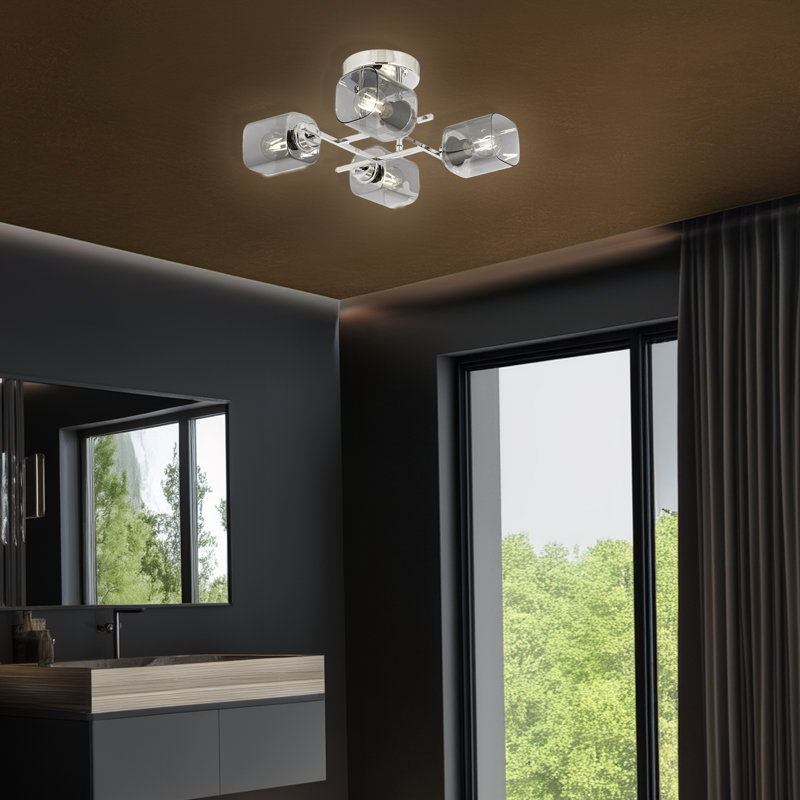 Plafonnier encastré moderne / linéaire 4 lumières