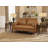 58" Faux Leather Square Arm Loveseat-1591697351