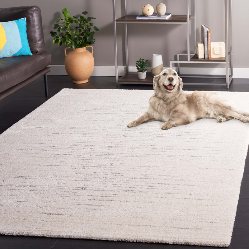 Allycia Machine Woven Ivory/Grey Rug, Rectangle 235 x 305cm
