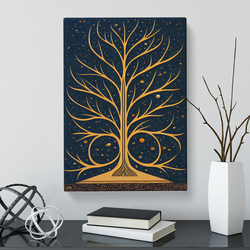 Tree Indian - Wrapped Canvas, 60cm H x 40cm W x 3cm D