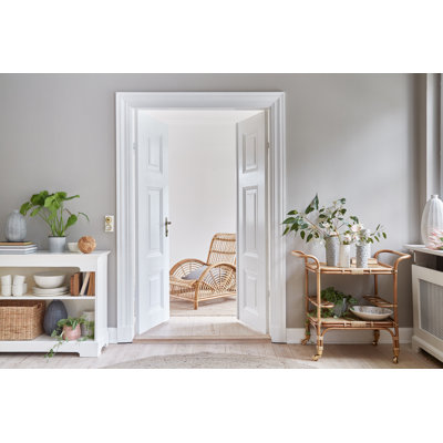 Carlo Rattan Bar Cart