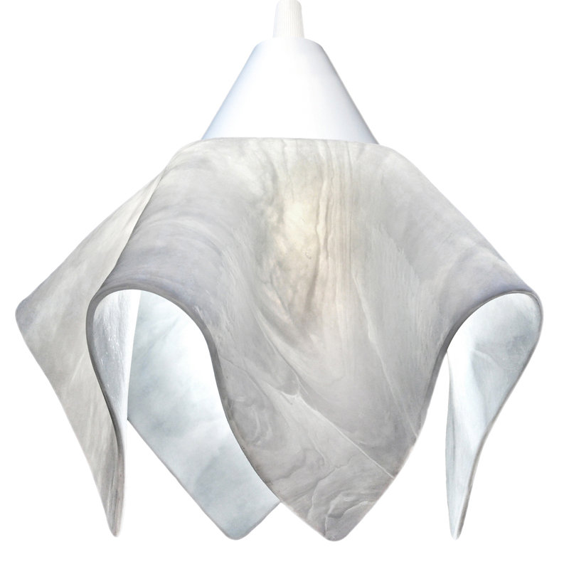 Luminaire suspendu Amergin, Grand, Nickel, Lotus