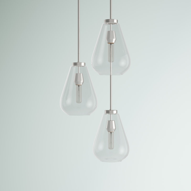 Apollonios 3 - Light Cluster Pendant, Brushed Nickel