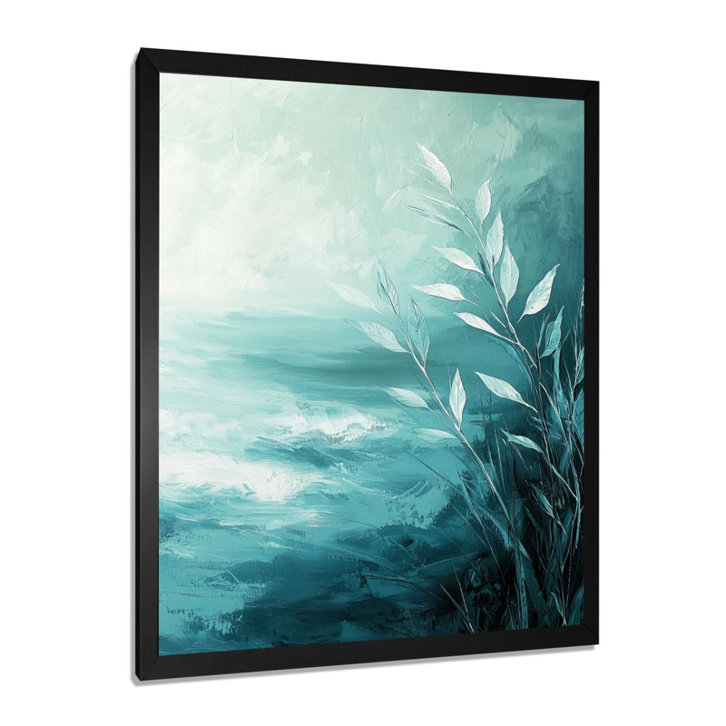 Renee - impressions sur toile florales, Black, H 20 po x l 12 po, Reproduction encadrée d'une seule photo