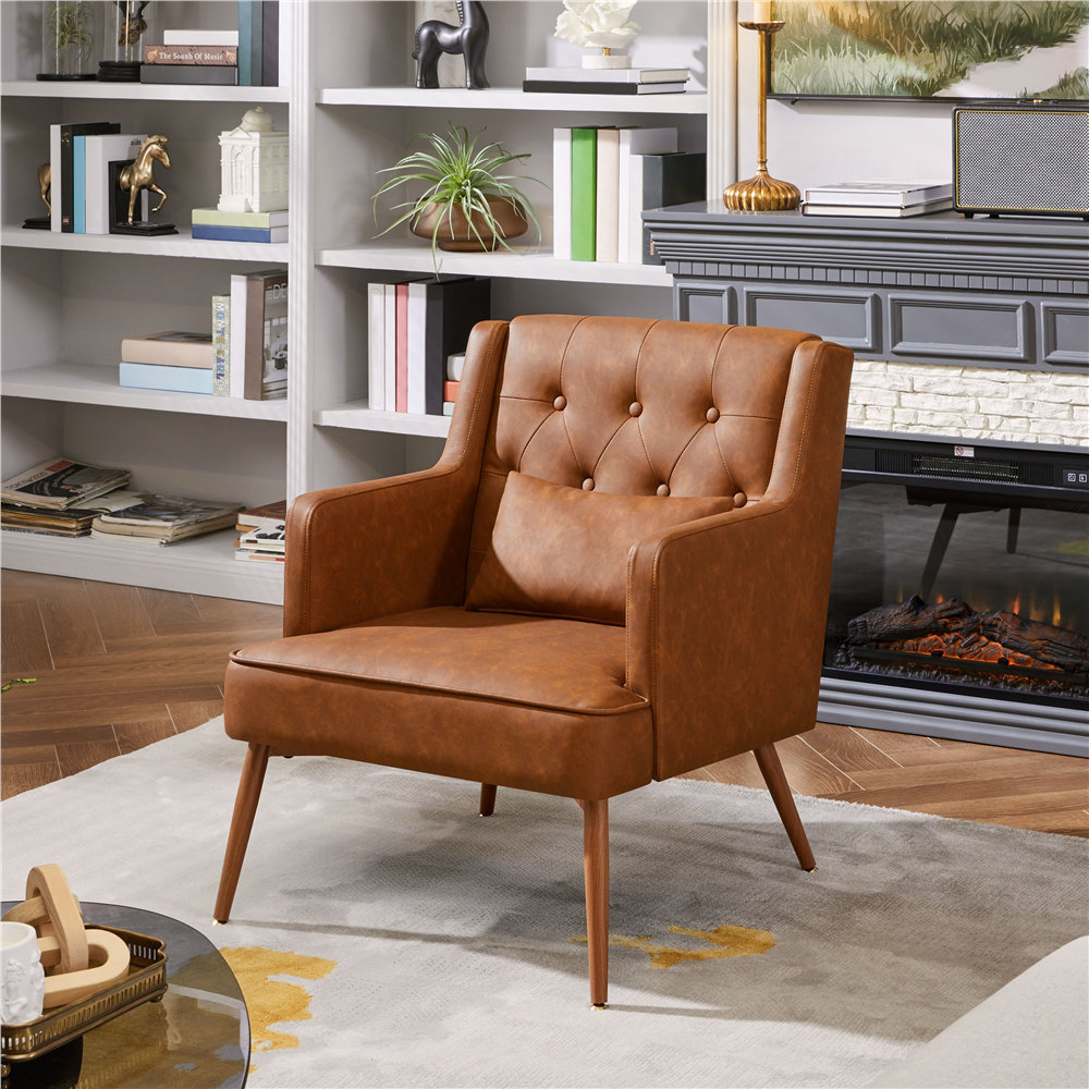 64cm Wide Tufted Armchair