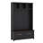 4-In-1 Hall Tree With 6 Golden Hooks, Wood Grain Bench With Multiple Storage Space, Entryway Coat Rack With 2 Drawers-115289956