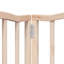  Barrière pour chien avec porte pliable 6 panneaux en bois de peuplier noir 118,1 po-1925728252-1925728255