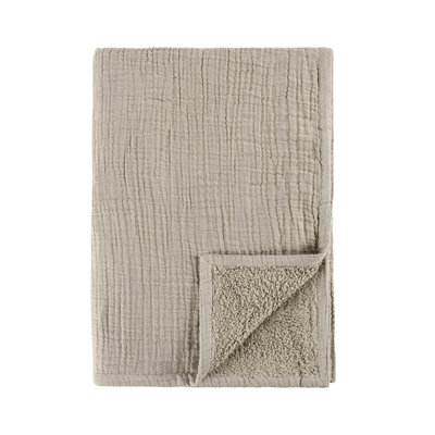 Tc Cotton Linen Blend 50"x70" Throw Blanket