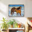 Bloc de bois Getty Horses-867486671