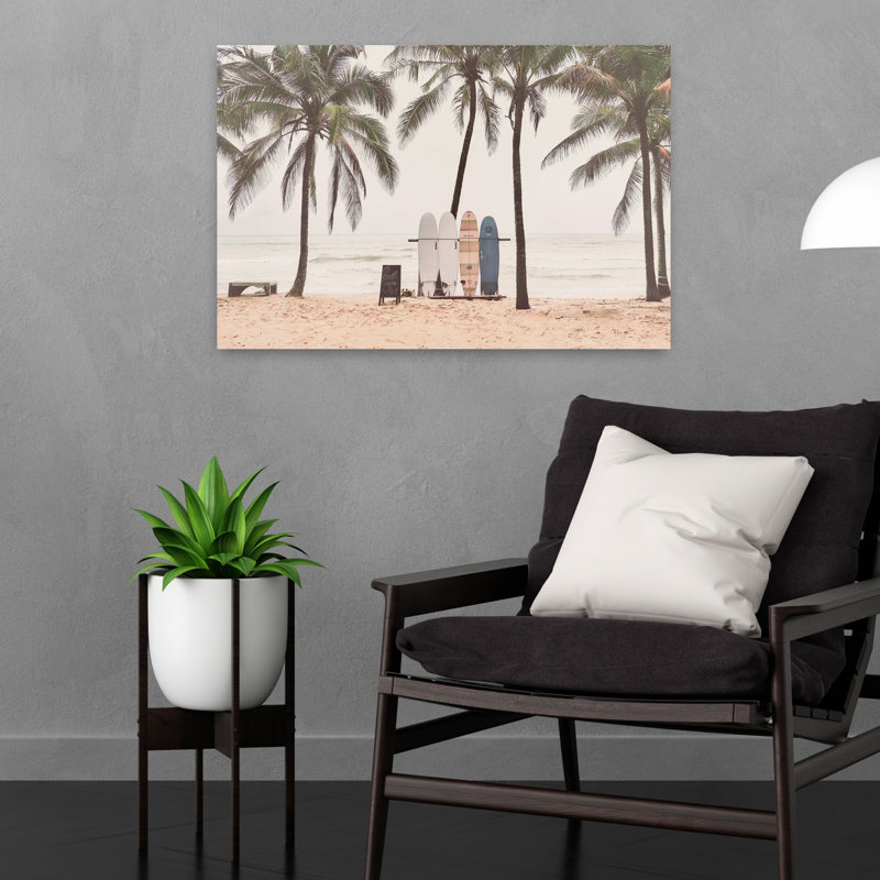 Art mural contemporain The Boards, 16" H x 24" W