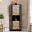 Hand-Painted Triangular Corner Storage Cabinet