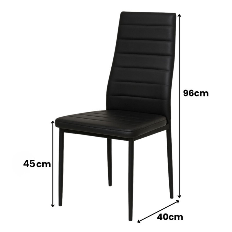 Micha 4 -Person Dining Set, H75 x L117 x W77cm