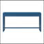Table basse avec 1 tiroir et pieds robustes-488307260