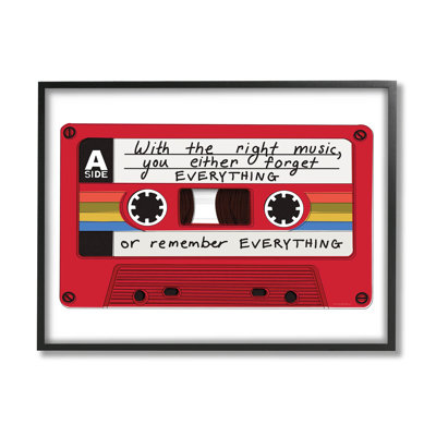 " With The Right Music Vintage Cassette " by Kamdon Kreations