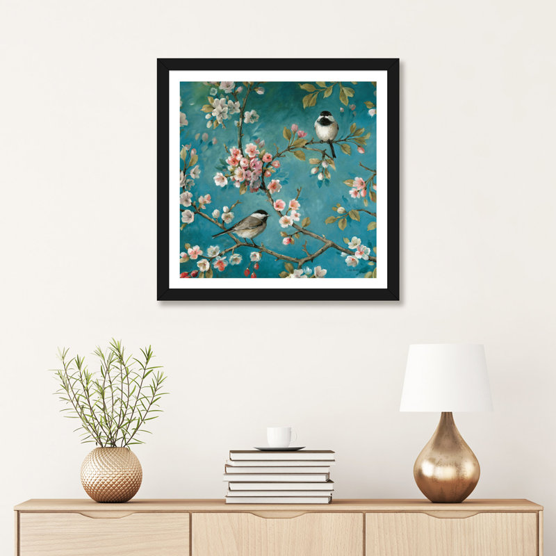«Blossom I» par Lisa Audit - reproduction d'art, H 24 po x l 24 po x P 1 po, Black Framed Paper