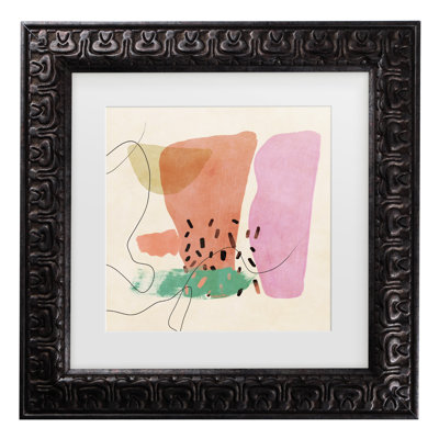 Œuvre d'art encadrée à la bolognaise sur 4 niveaux