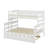 Wood Twin Over Full Bunk Bed With Trundle-1618408847