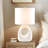 Ceramic Table Lamp White See Below