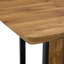 Table de salle à manger moderne et minimaliste moderne Le bureau d'ordinateur. Les tables de salle à manger sont utilisées dans la salle à manger, le salon, l'autocollant de panneau de densité, la pulvérisation de tuyaux en fer,