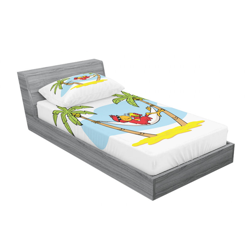 Microfiber Sheet Set, Twin Sheet Set + Fitted Sheet + 1 Pillowcase